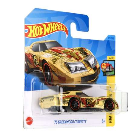 Машинка Hot Wheels 76 Greenwood Corvette серия HW art cars