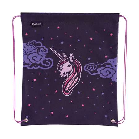 Ранец Herlitz New Midi Plus Unicorn Night с наполнением