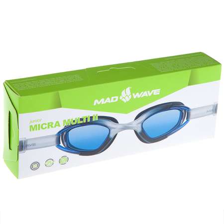 Очки для плавания Mad Wave Junior Micra Multi II M0419 01 0 10W Зеленый