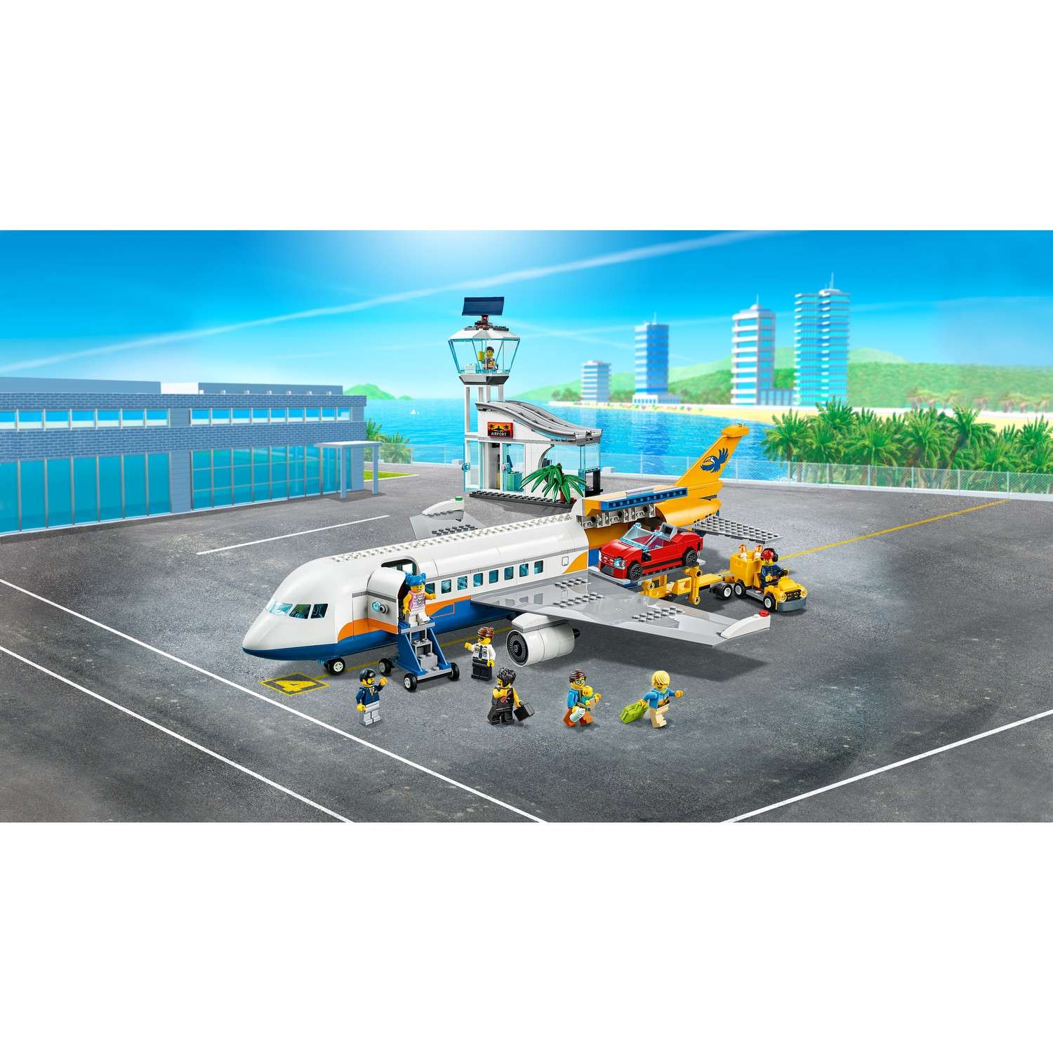 Конструктор LEGO City Пассажирский самолёт 60262 - фото 9