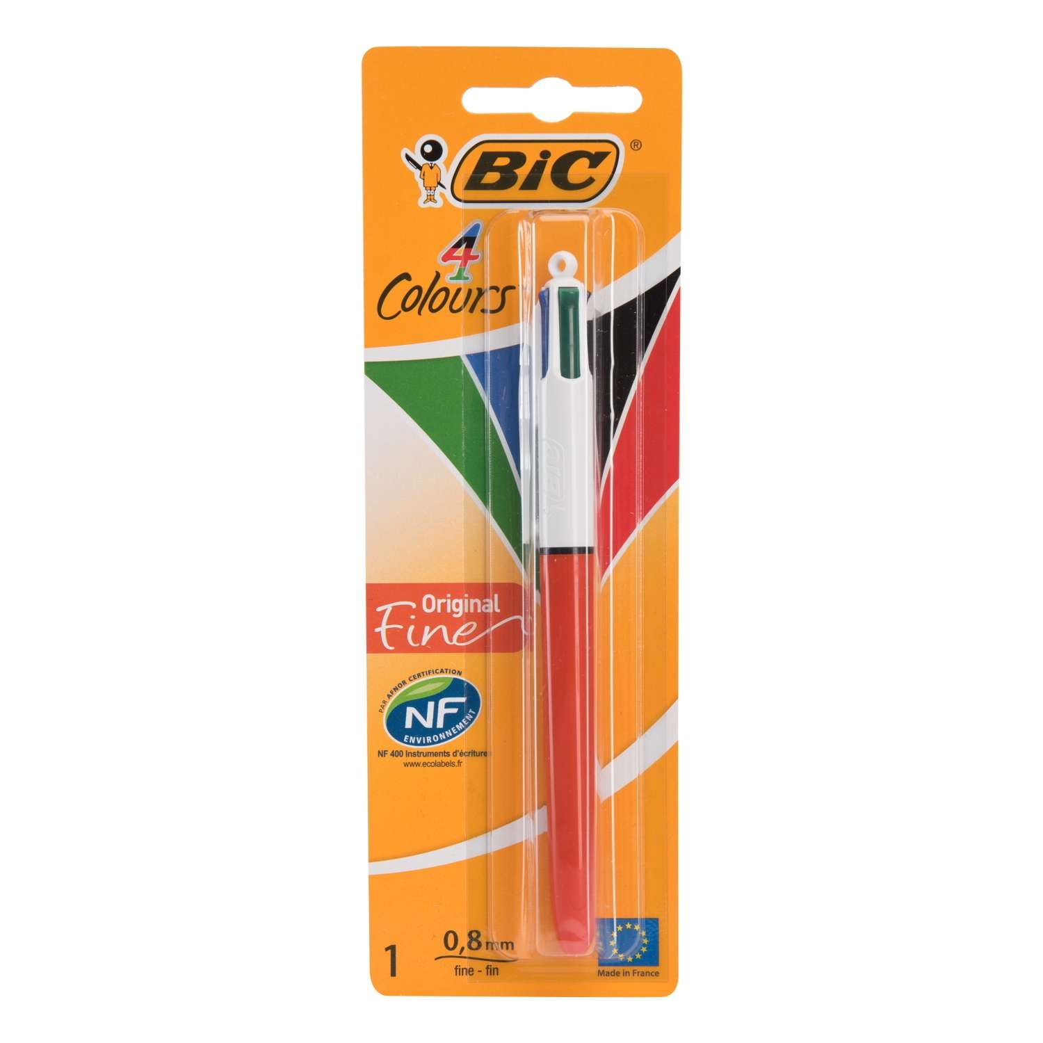 Ручка BIC шариковая Классик 4 цв - фото 3