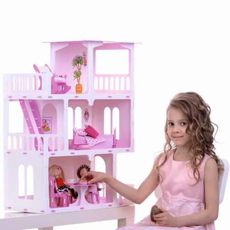 Домик для кукол Krasatoys Маргарита с мебелью 5 предметов 000273