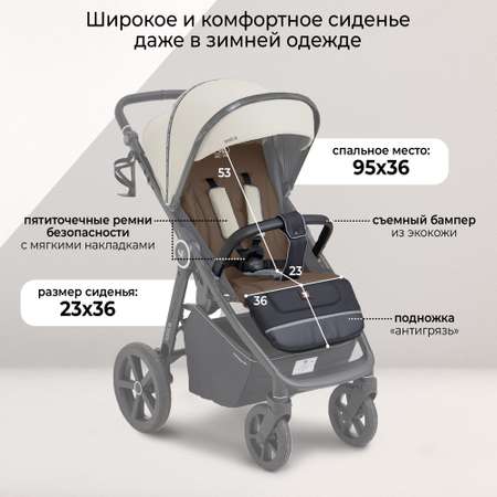 Коляска прогулочная Sweet Baby Unica Olive Green