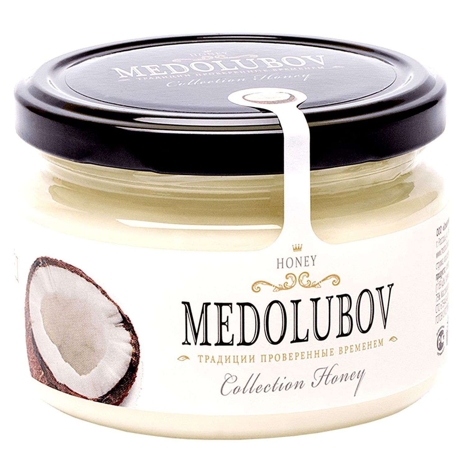 Мёд-суфле Медолюбов с кокосом 250мл - фото 1