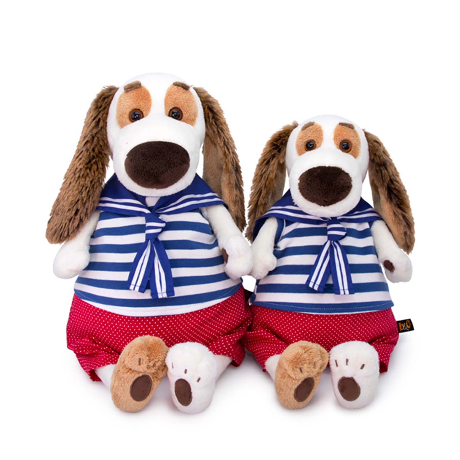 Мягкая игрушка BUDI BASA Собака Бартоломей в морском костюме 27 см BB90284 - фото 6