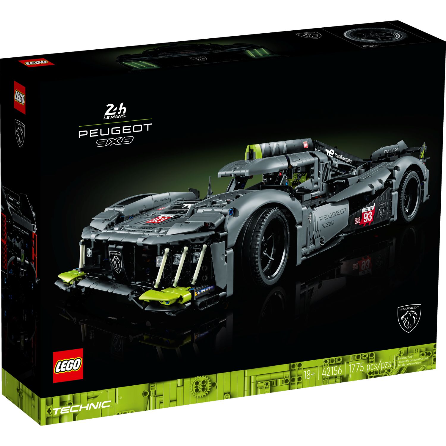 Lego technic size online