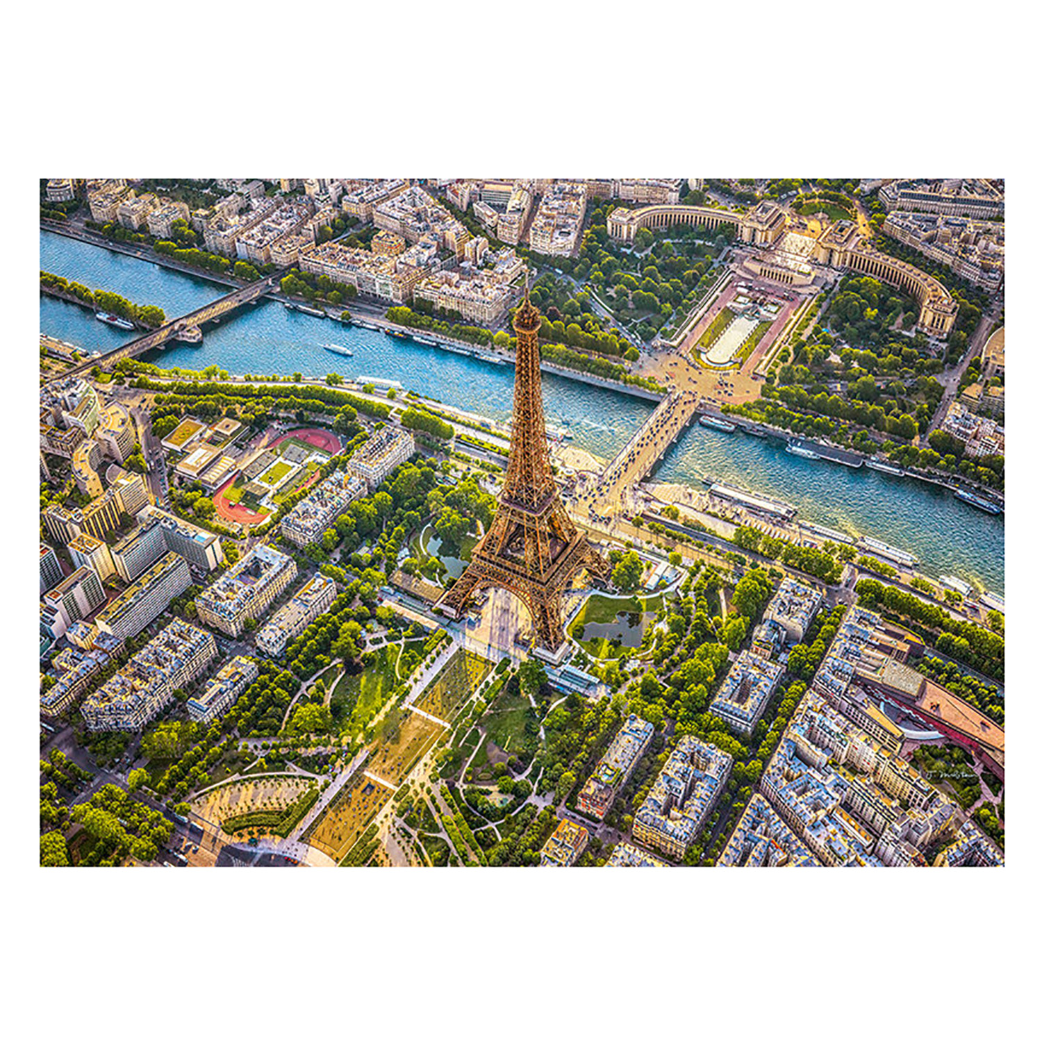 Пазл 1000 деталей Cherry Pazzi Вид на Эйфелеву башню в Париже - фото 2