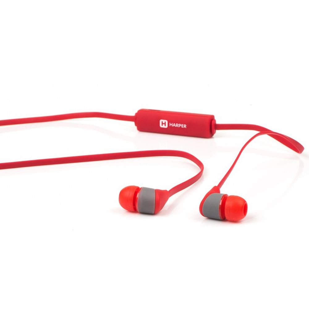 Наушники HARPER Bluetooth HB-115 red - фото 2