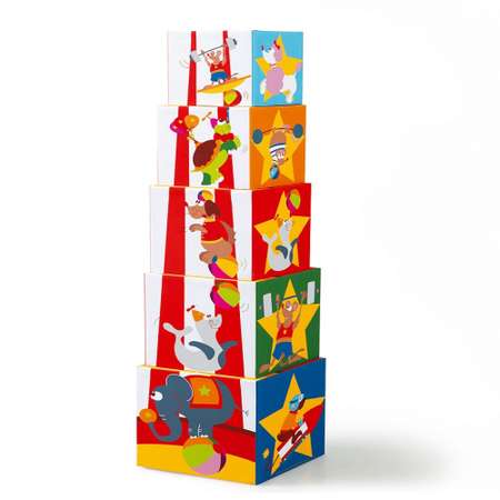 Кубики Scratch Башня Цирк