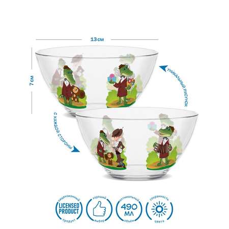 Набор посуды PrioritY Детский со стаканом Союзмультфильм Чебурашка