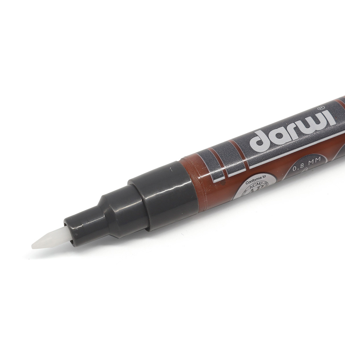 Маркер Darwi акриловый OPAK DA0220014 1 мм укрывистый 805 темно - коричневый - фото 3