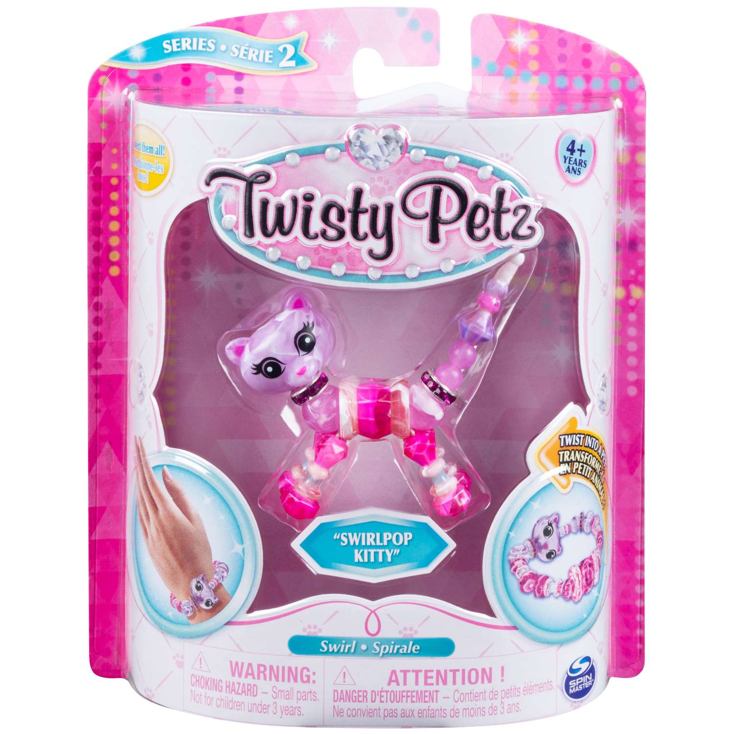 Набор Twisty Petz Фигурка-трансформер для создания браслетов Swirlpop Kitty 6044770/20108082 - фото 1