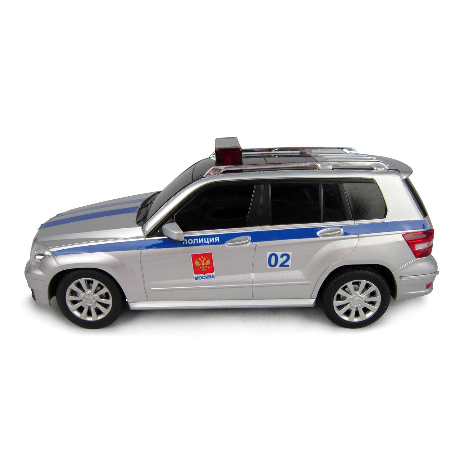 Машинка Rastar радиоуправляемая 1:24 Mercedes Glk Полицейская 32100P - фото 2