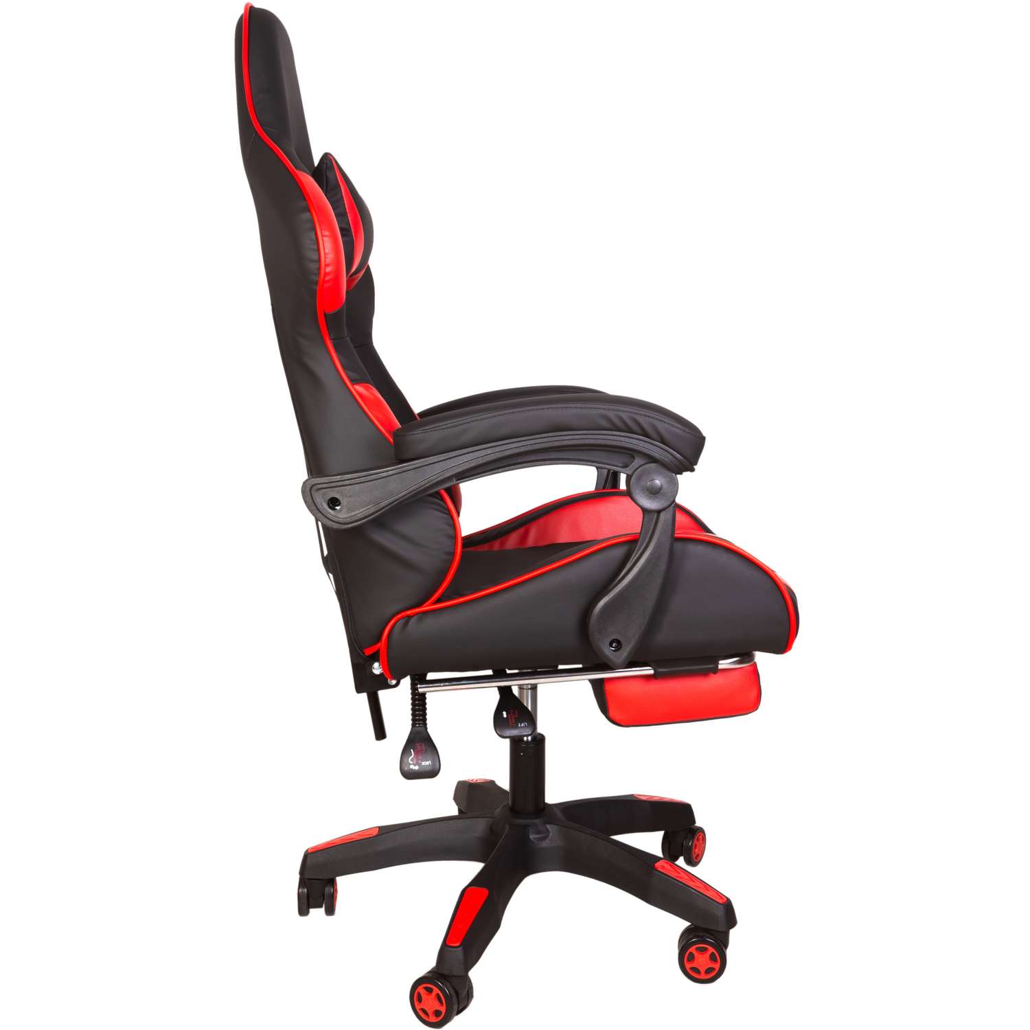 Компьютерное кресло GRAMBER чёрно-красный экокожа - фото 5