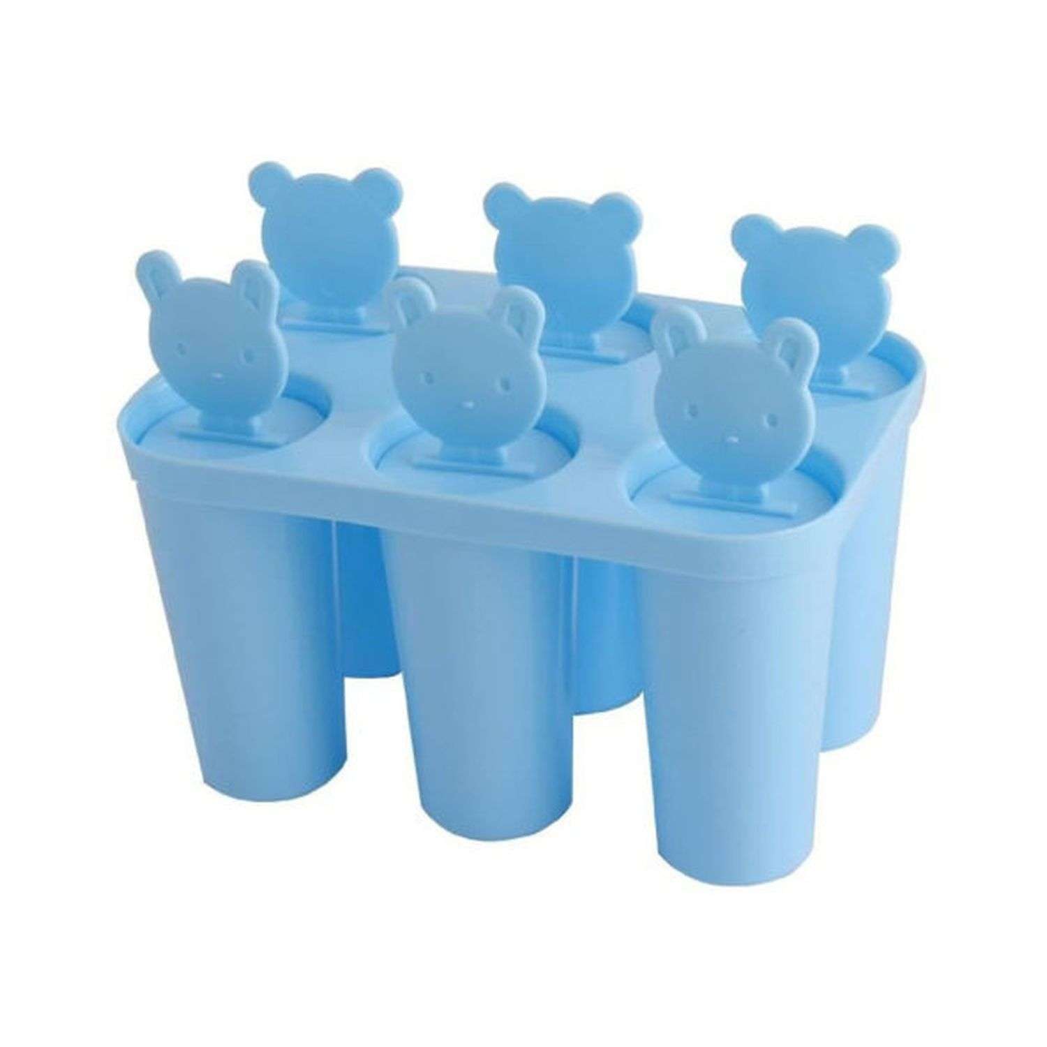 Форма для мороженого Uniglodis Медвежата голубой пластик - фото 2