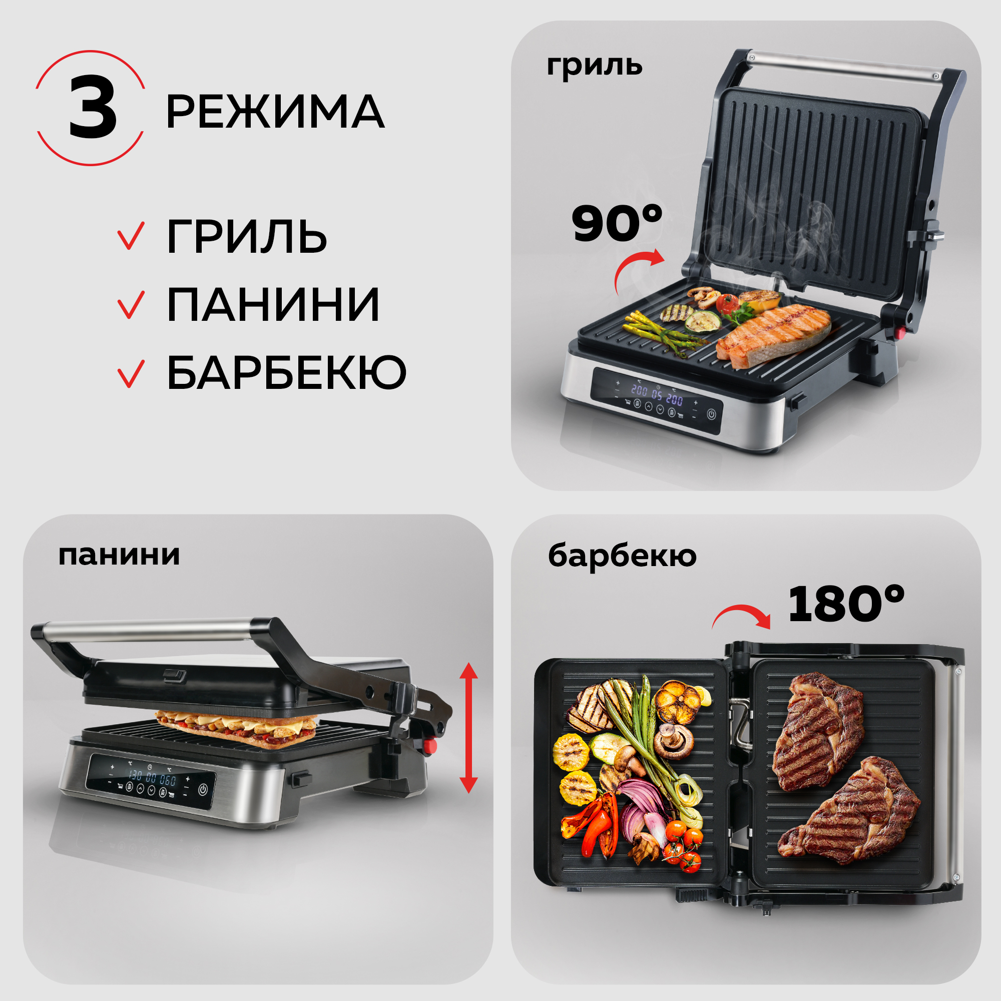 Электрогриль GFGRIL GF-500 - фото 4