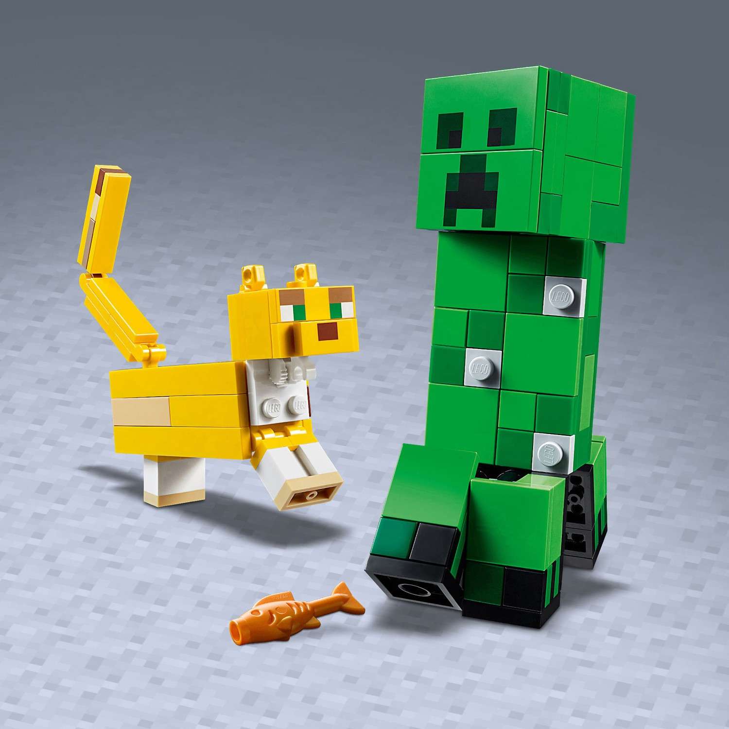 Конструктор LEGO Minecraft Крипер и Оцелот большой 21156 - фото 10