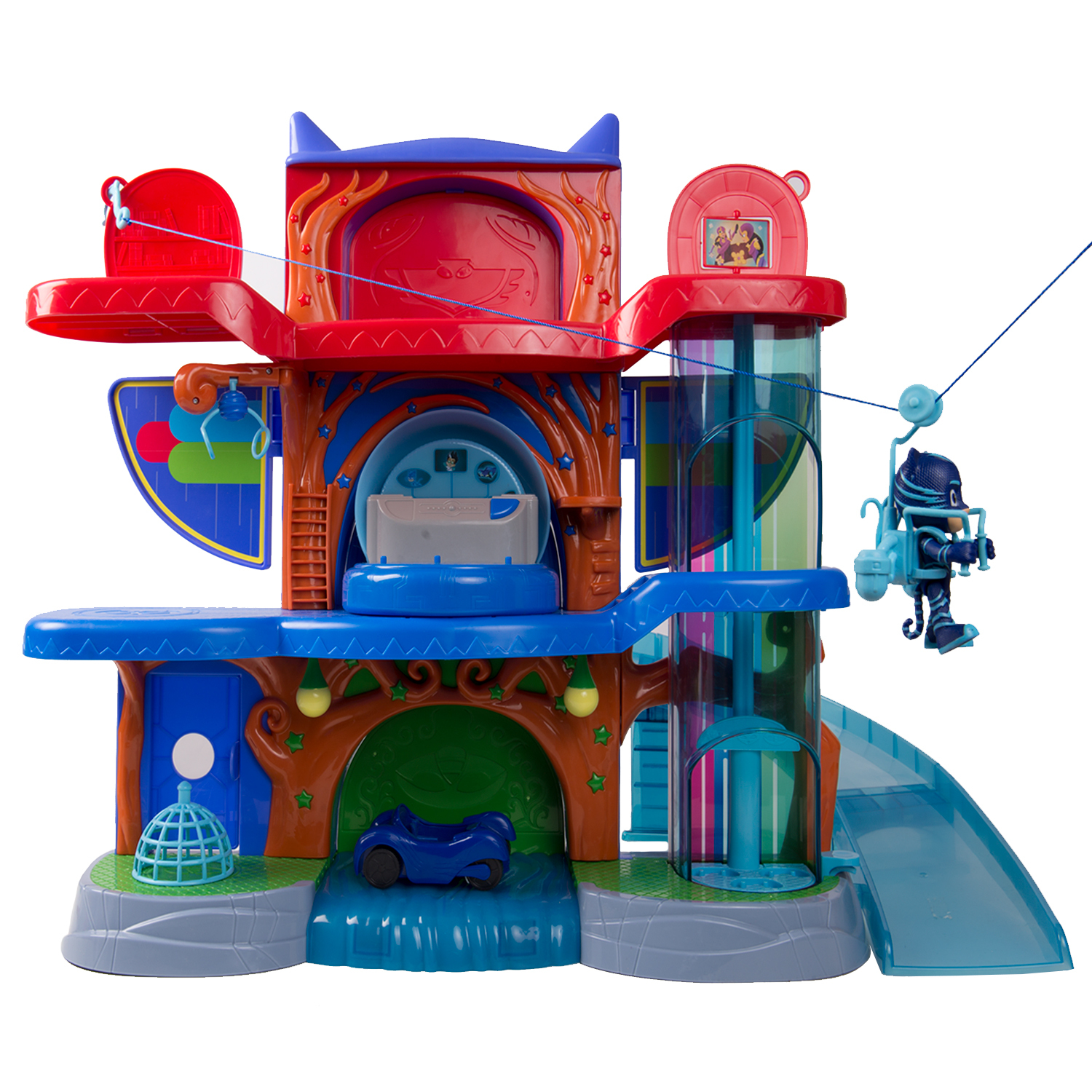 Игровой набор PJ masks Штаб героев.Герои в масках купить по цене 2455 ₽ в  интернет-магазине Детский мир