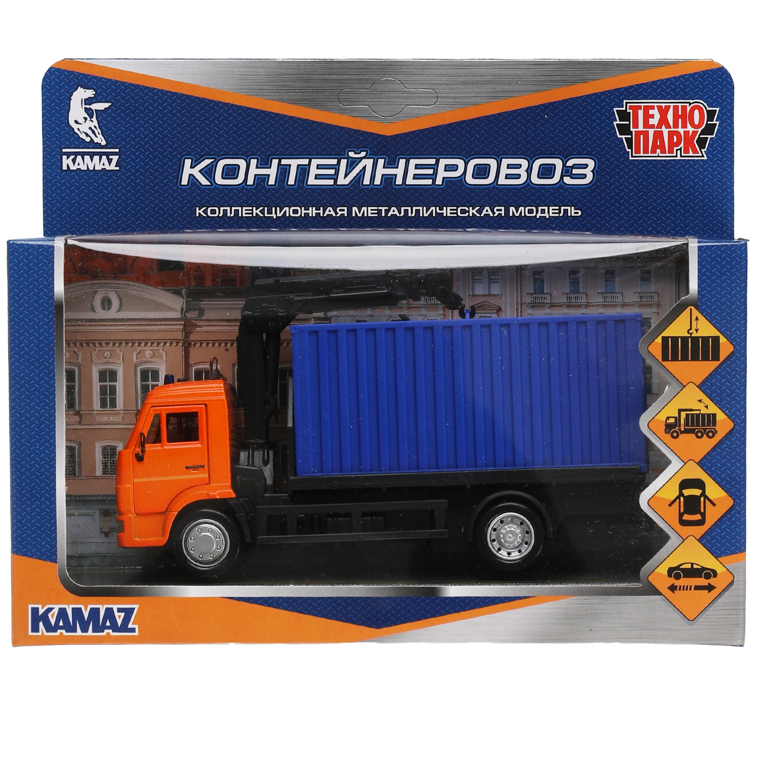 Машина Технопарк KamAZ Контейнеровоз 327213 327213 - фото 2