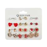 Пусеты 12 пар Queen fair