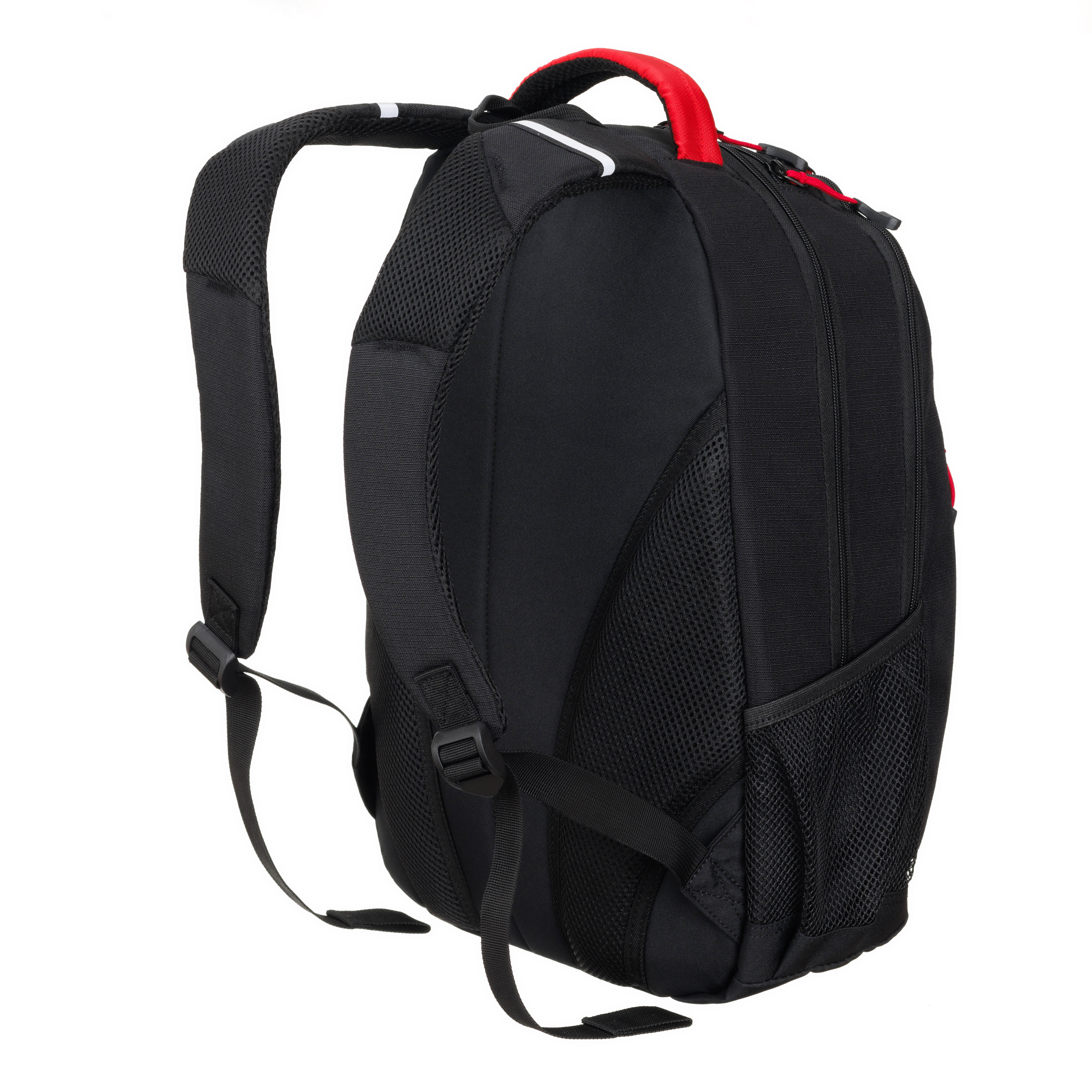 Рюкзак TORBER ROCKIT с отделением для ноутбука 15 дюймов чёрный красный - фото 10
