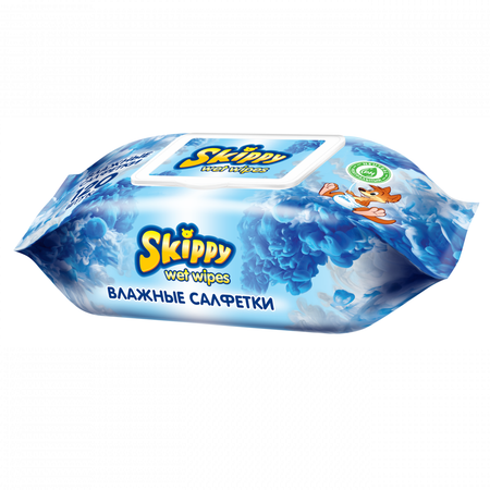 Влажные салфетки Skippy для детей 6 упаковок по 120 шт. 8035