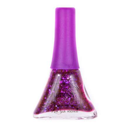 Лак для ногтей Lukky(LUCKY) Конфетти с блестками 23К Темно-фиолетовый Т14138