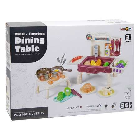 Игровой набор S+S TOYS детская кухня с посудой и продуктами