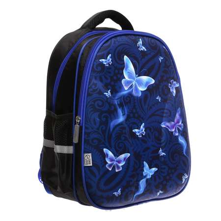 Рюкзак Calligrata каркасный школьный Butterfly 39х30х14 см