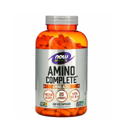 Комплекс аминокислот Now 360 капсул для набора мышечной массы и похудения