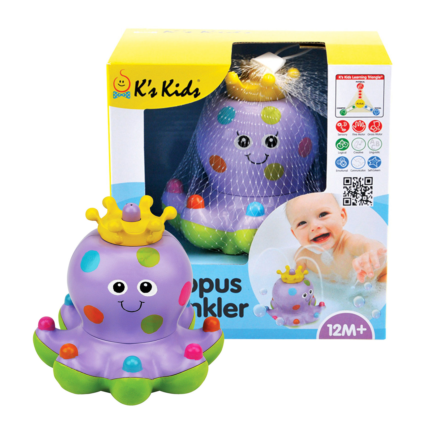 Игрушка для купания K's Kids Осьминожка Клёпа - фото 4