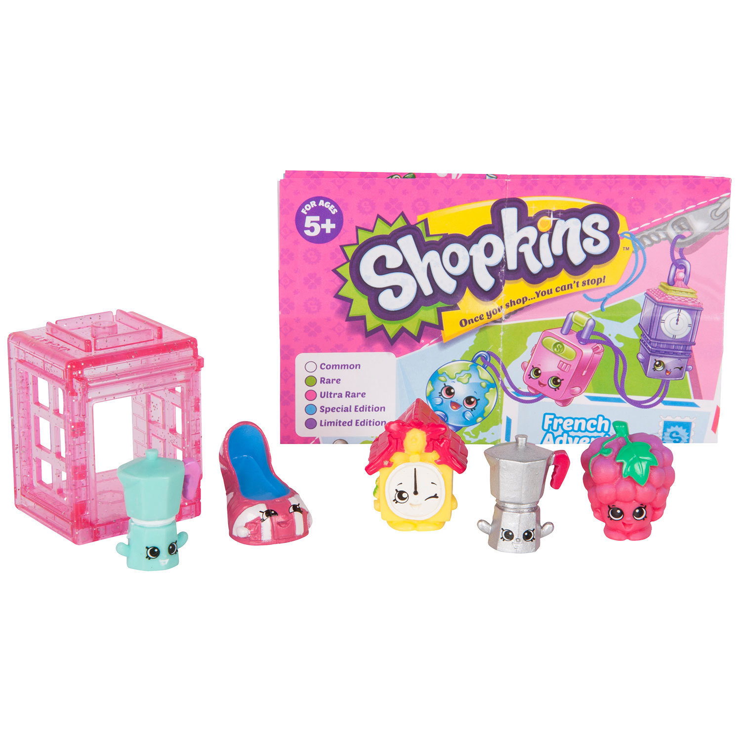 Набор фигурок Shopkins 5шт Европа в непрозрачной упаковке (Сюрприз) - фото 7