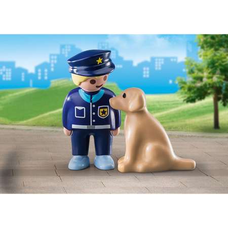 Набор фигурок Playmobil Полицейский с собакой