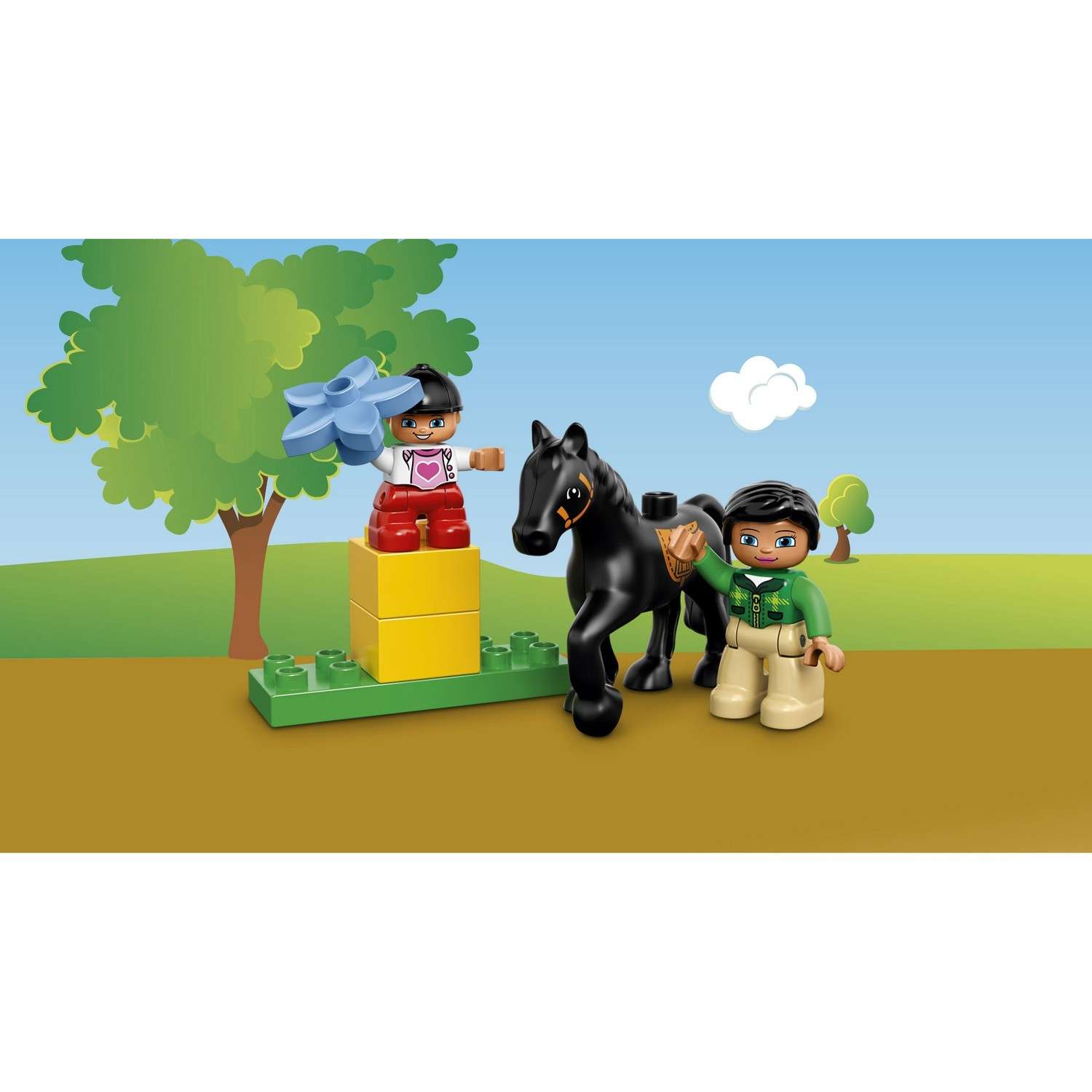 Конструктор LEGO DUPLO Town Трейлер для лошадок (10807) - фото 7