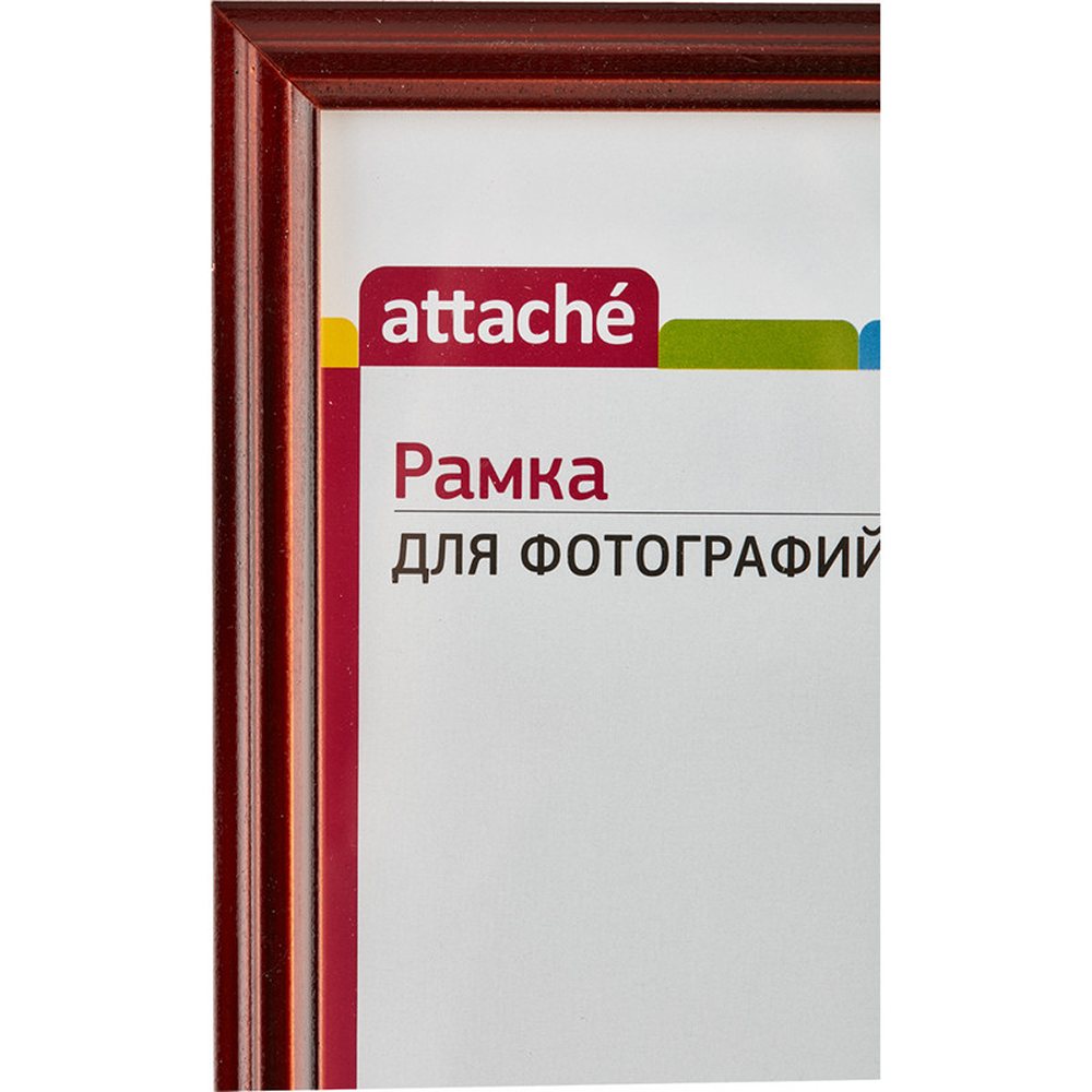 Рамка Attache А4 21х30 коньяк лак деревянный фигурный багет 14мм настенная - фото 2