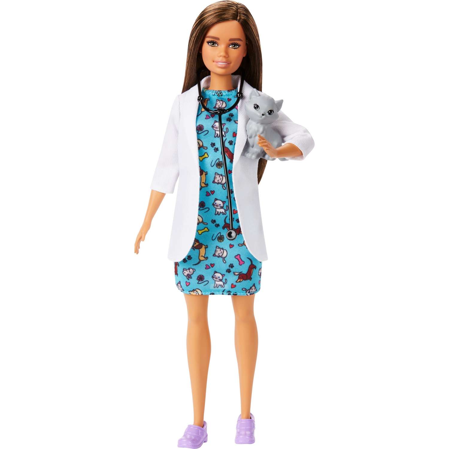 Кукла Barbie Я могу стать Ветеринар Брюнетка GJL63 GJL63 - фото 1