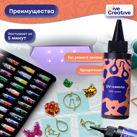 Эпоксидная смола УФ Give Creative 500 гр