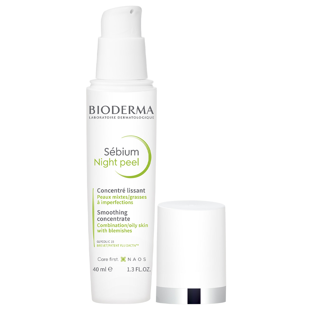 Пилинг Bioderma Sebium отшелушивающий ночный для комбинированной жирной проблемной кожи лица 40 мл - фото 3