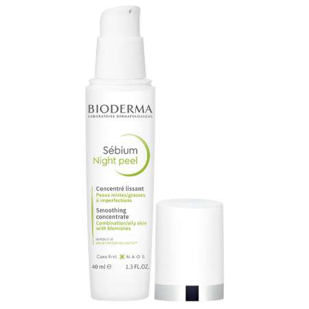 Пилинг Bioderma Sebium отшелушивающий ночный для комбинированной жирной проблемной кожи лица 40 мл