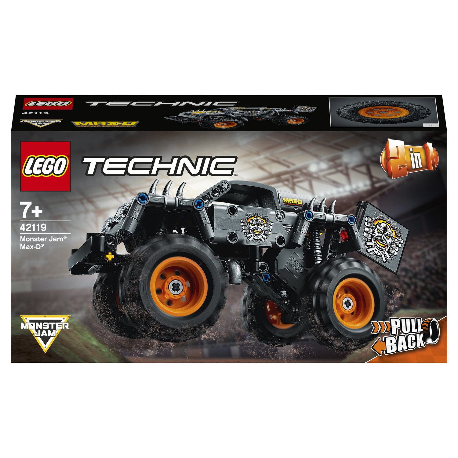 Конструктор LEGO Technic Monster Jam Max-D 42119 - фото 2