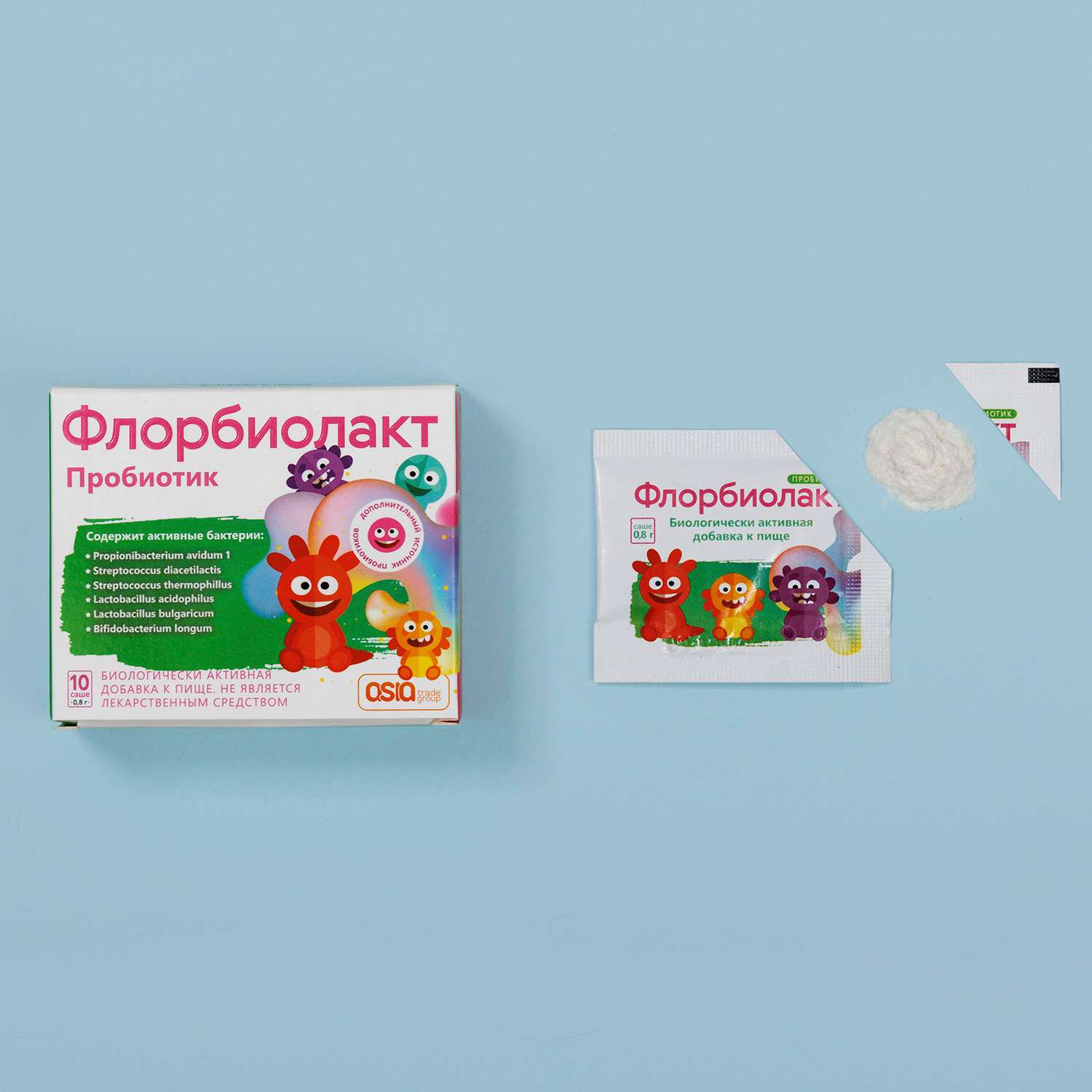 БАД NATUREX Флорбиолакт саше Бифидо лактобактерии пробиотик - фото 3