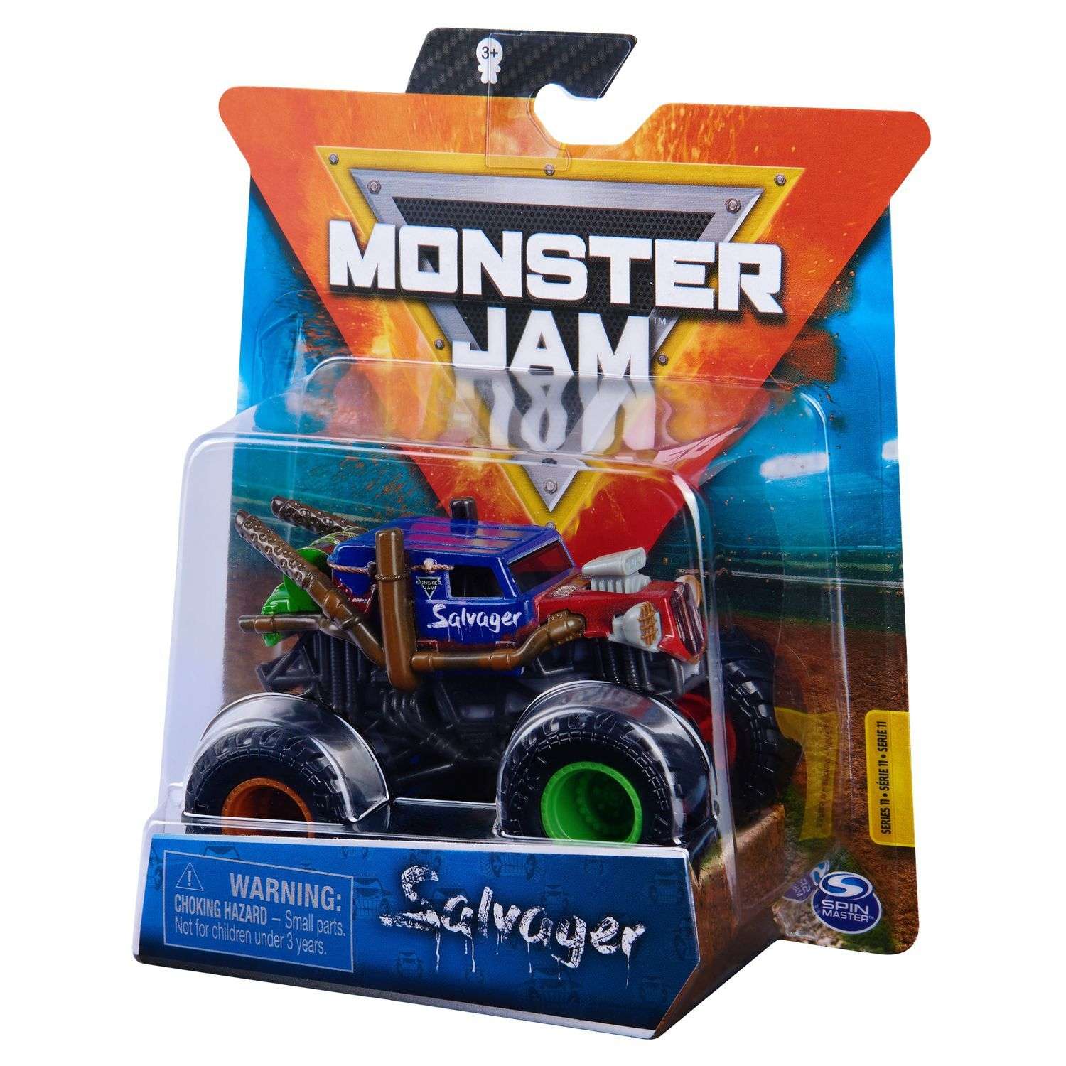 Машинка Monster Jam 1:64 Salvager 6044941/20123297 6044941 - фото 3