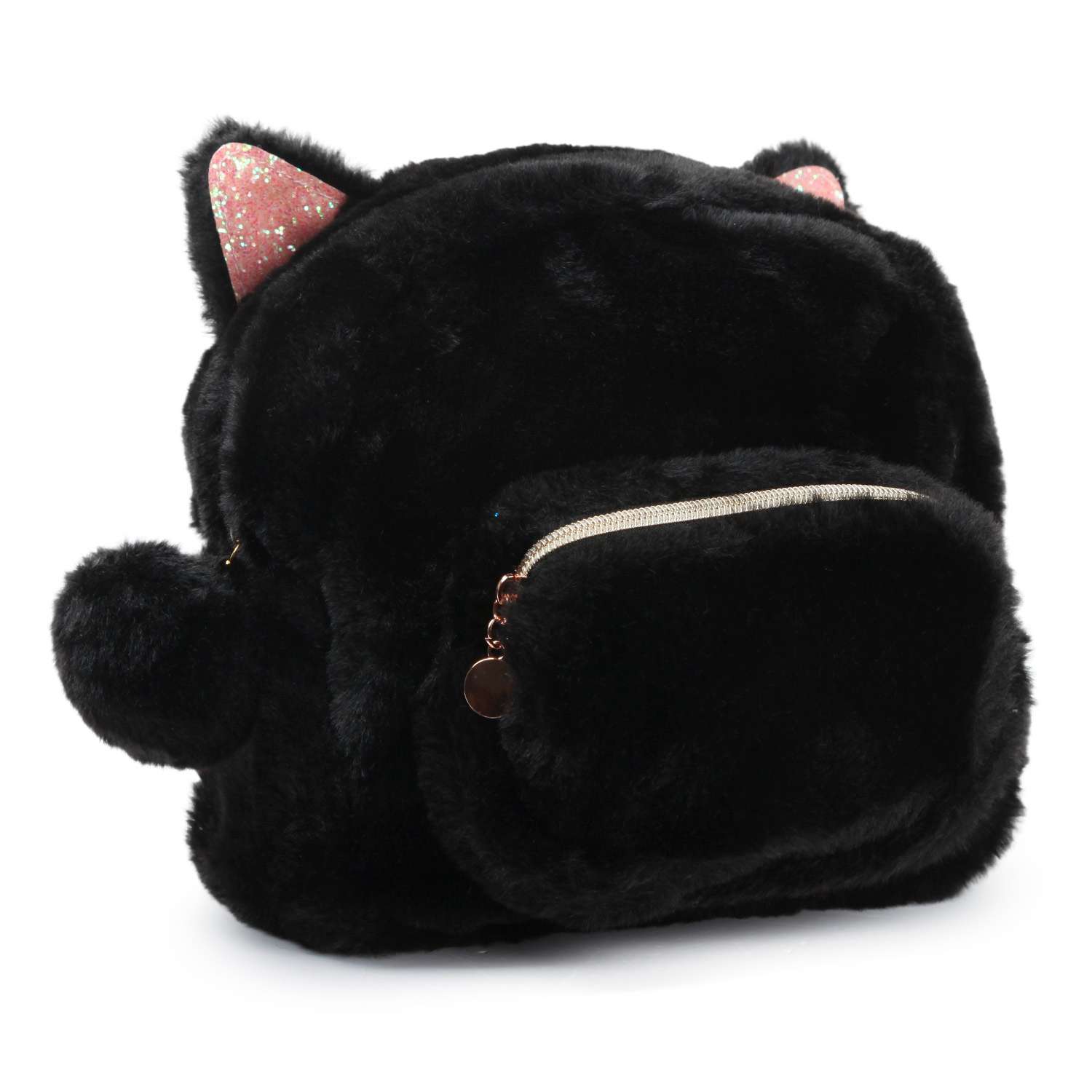 Рюкзак Johnshen PinkMagic Кошка Черный MF992522-1 - фото 2
