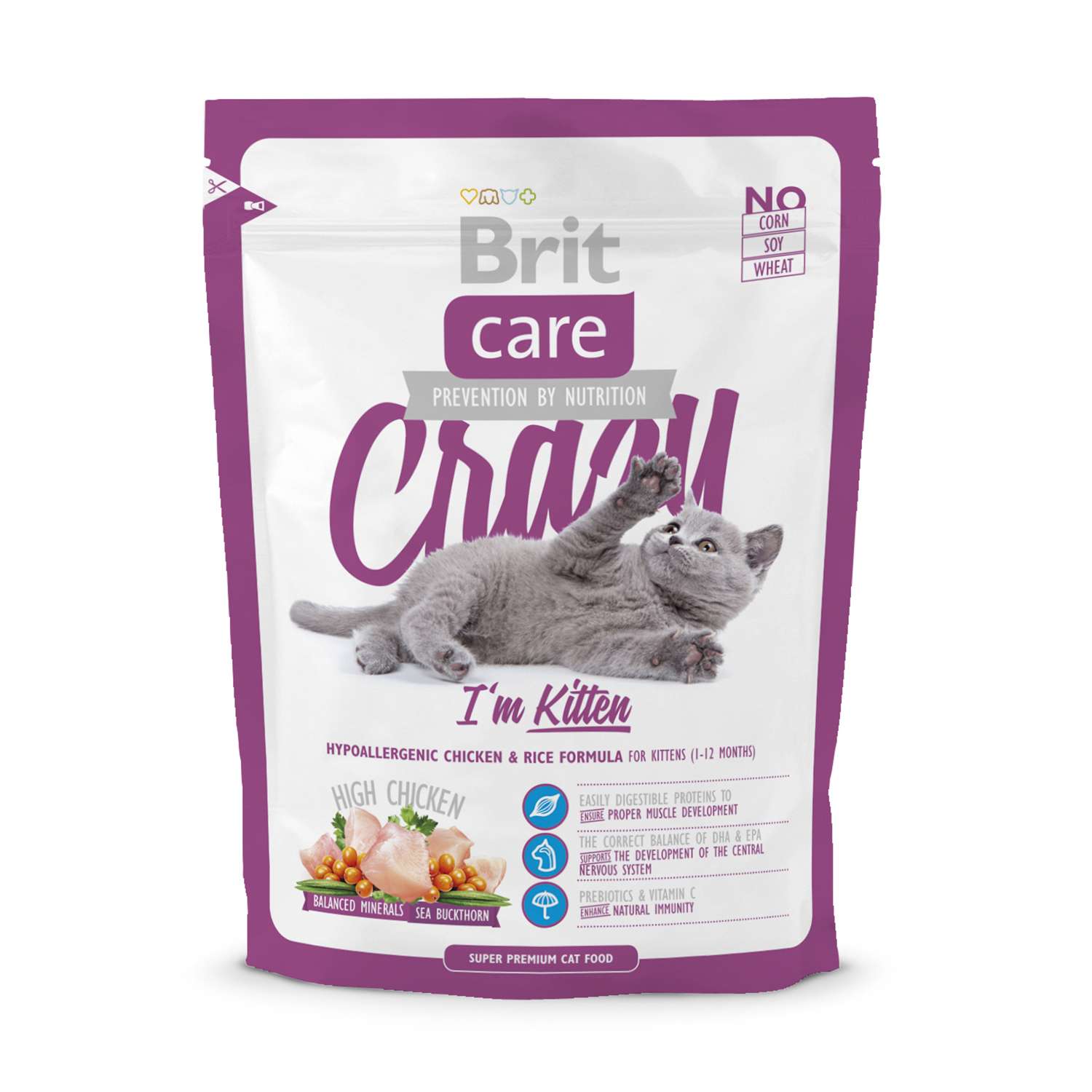 Корм для котят/кошек Brit Care 400г для беременных и кормящих сухой - фото 1
