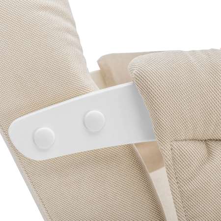 Кресло для кормления Milli Smile с карманами Молочный дуб / ткань Verona Vanilla