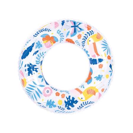 Надувной круг для плавания Jilong Жаркое лето 60 см синий