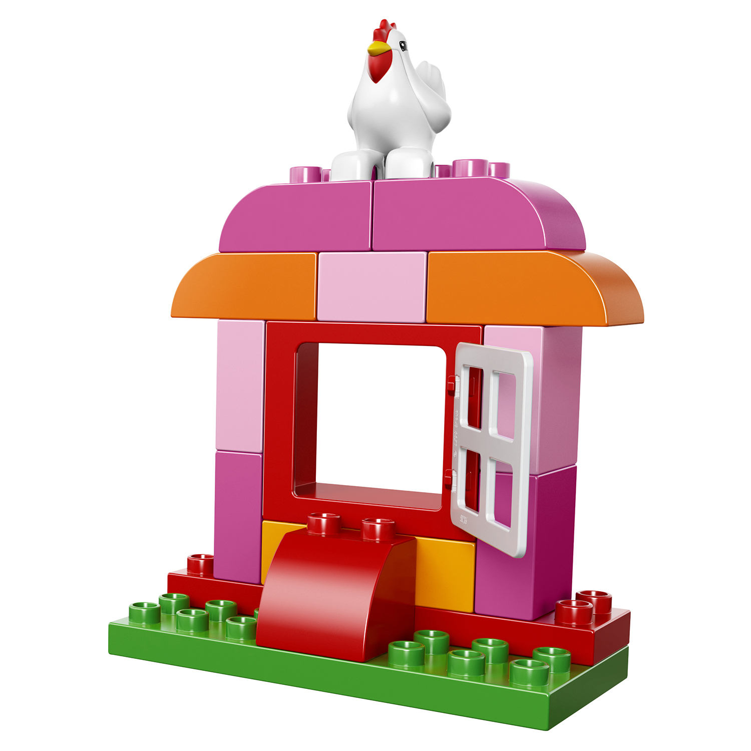 Конструктор LEGO DUPLO Лучшие друзья курочка и кролик блочный - фото 10