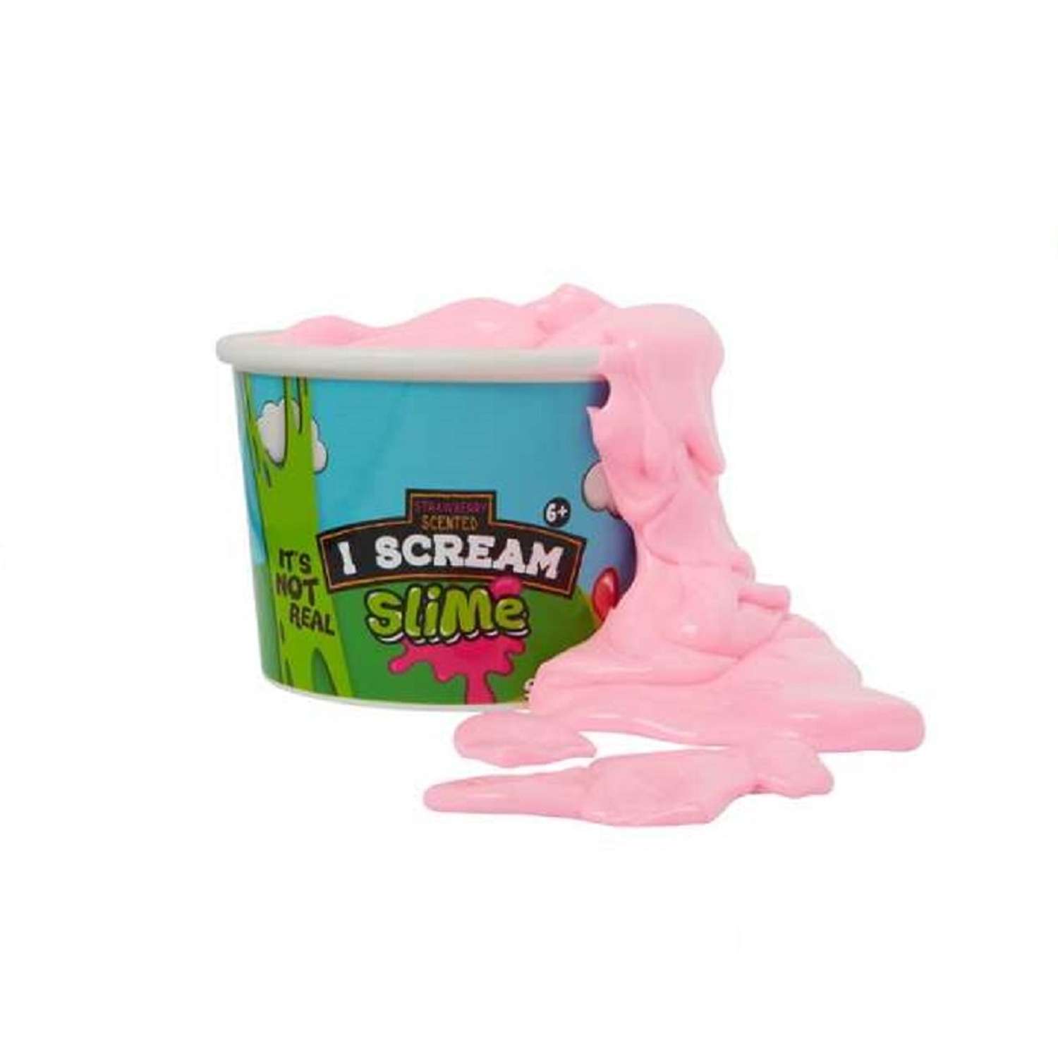 Жвачка для рук I-Scream Slime Junfa Слайм Мороженное цвет розовый - фото 2