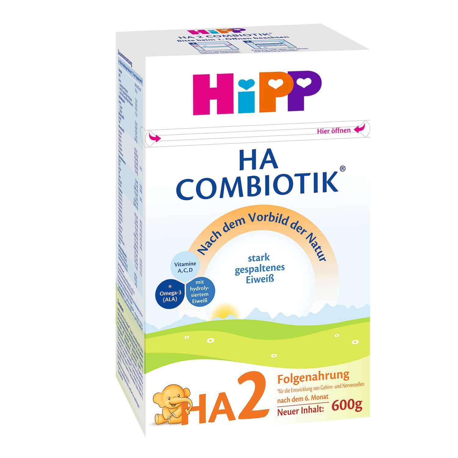 Смесь Hipp Combiotic 2 гипоаллергенная 500г с 6месяцев - фото 1