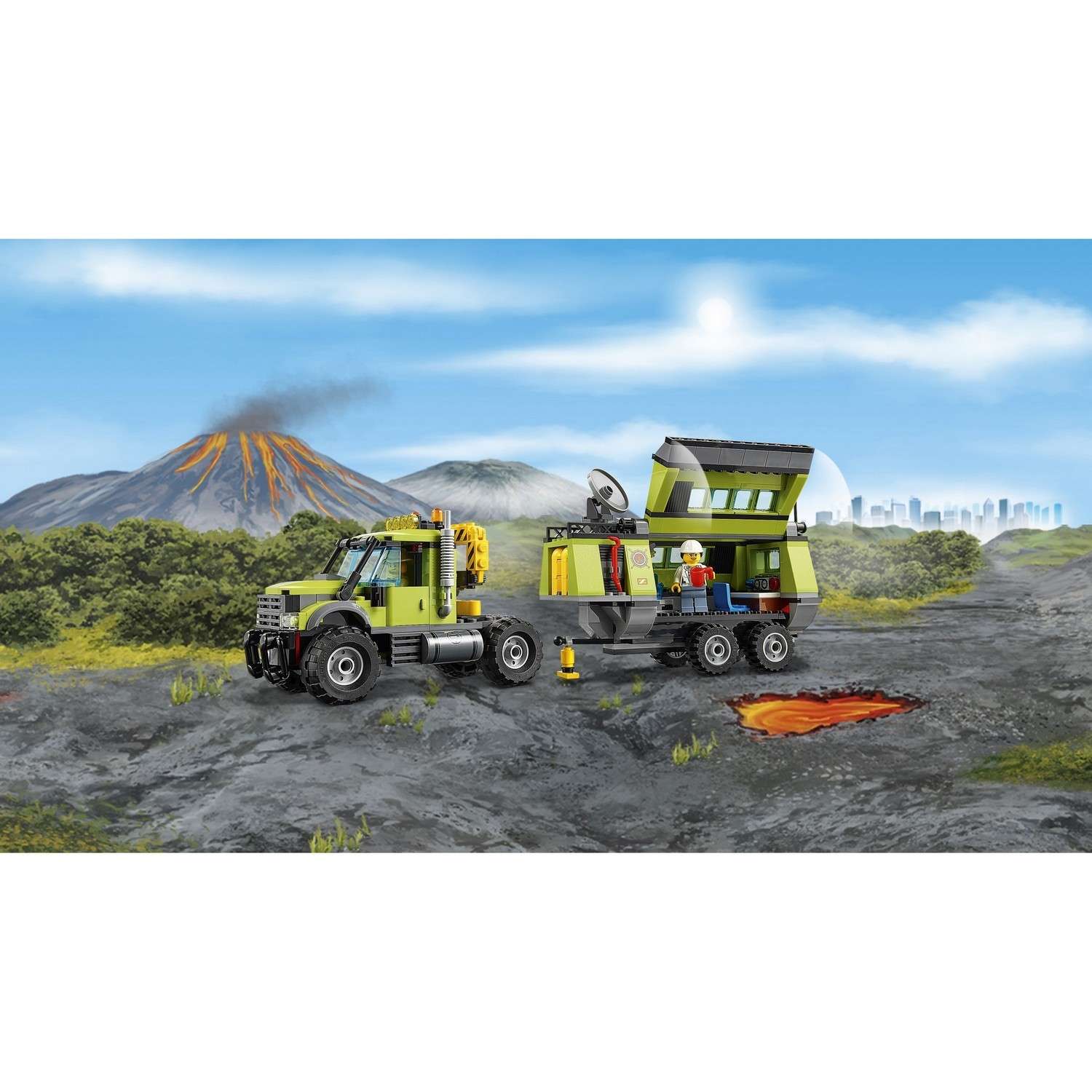 Конструктор LEGO City Volcano Explorers База исследователей вулканов (60124) - фото 9